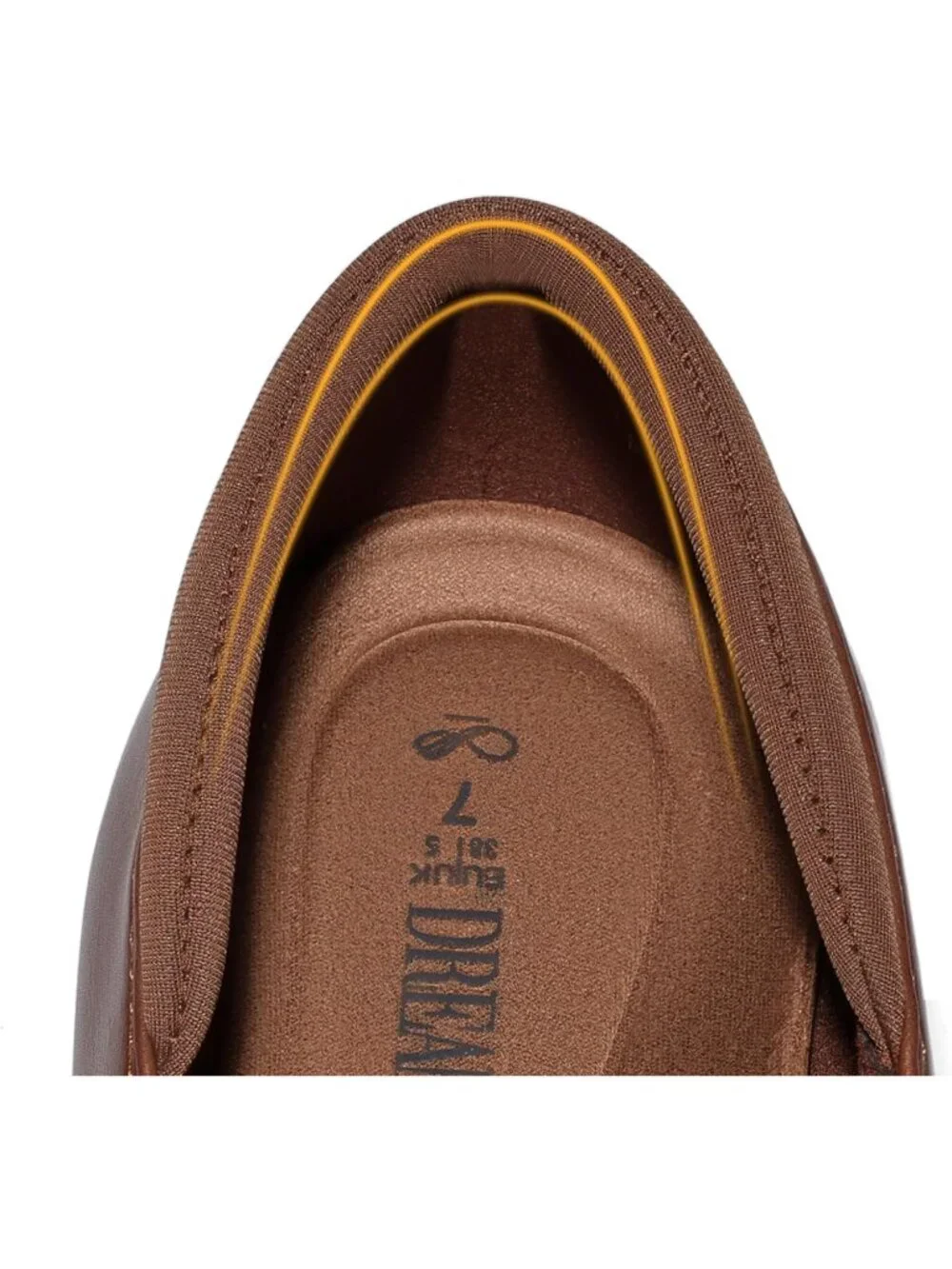 Dream Pairs Women's Tan Comfortable Arch Support Casual Dressy Loafers